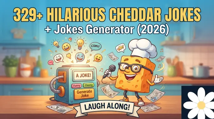 329 Hilarious Cheddar Jokes Jokes Generator (2026)