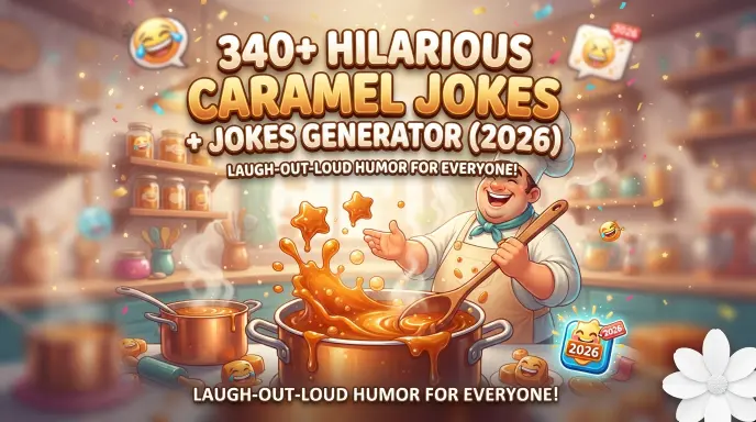 340 Hilarious Caramel Jokes Jokes Generator (2026)