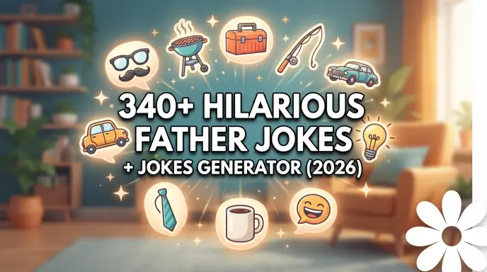 340 Hilarious Father Jokes Jokes Generator (2026)