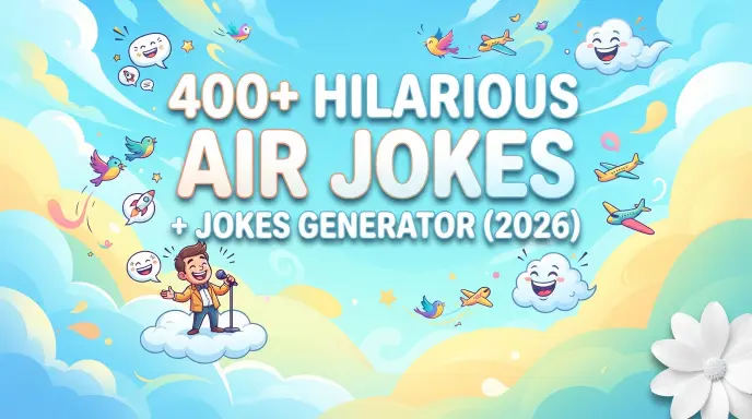 400 Hilarious Air Jokes Jokes Generator (2026)