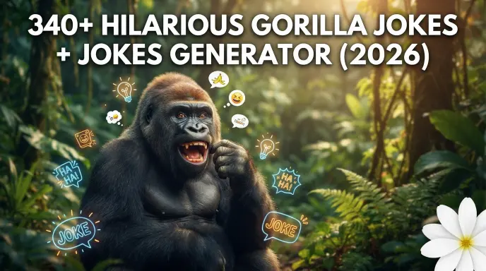 hilarious gorilla jokes with jokes generator