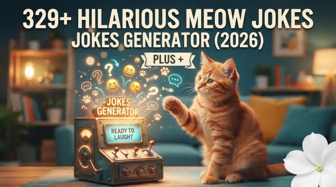  329 Hilarious Meow Jokes Jokes Generator (2026)