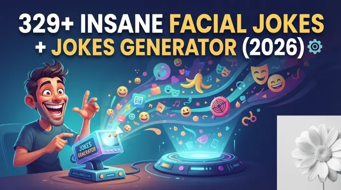 329 Insane Facial Jokes Jokes Generator (2026)