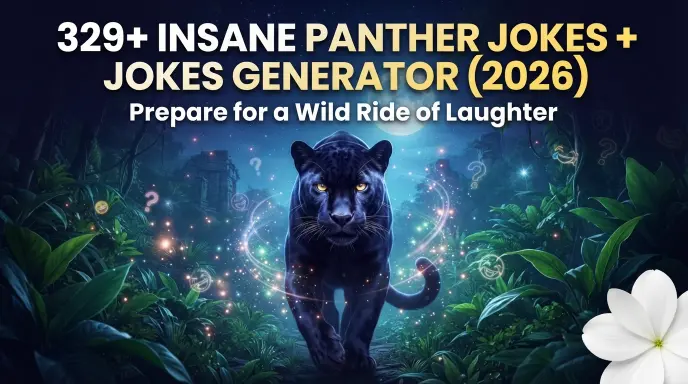 329 Insane Panther Jokes Jokes Generator (2026)