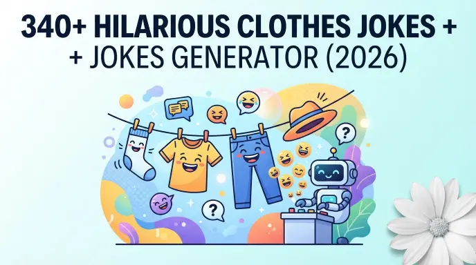 340 Hilarious Clothes Jokes Jokes Generator (2026)