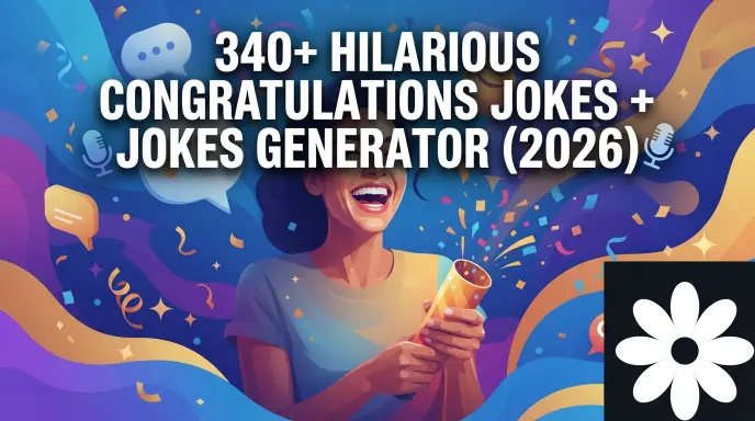 340 Hilarious Congratulations Jokes Jokes Generator (2026)