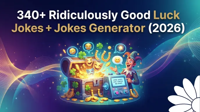 340 Ridiculously Good Luck Jokes Jokes Generator (2026)